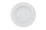 Hermia ACL24Y200 Vajilla de Porcelana Blanca de 24 Piezas para Comedor y Cocina